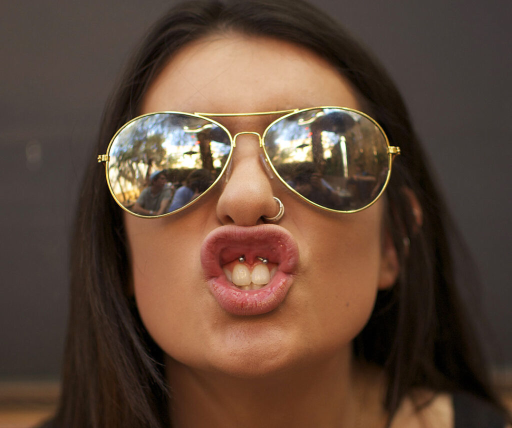 Smiley Lip Mouth Piercing Liverpool