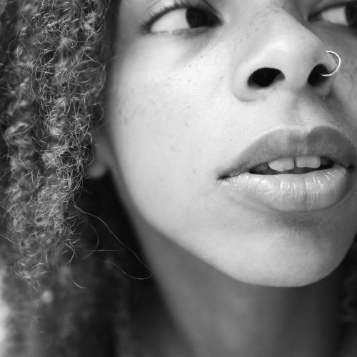 Nostril nose piercing