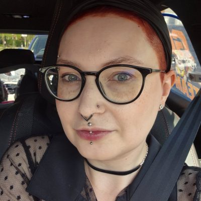 Vertical Labret Lip piercing liverpool 4