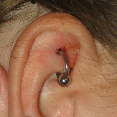 rook ear piercing